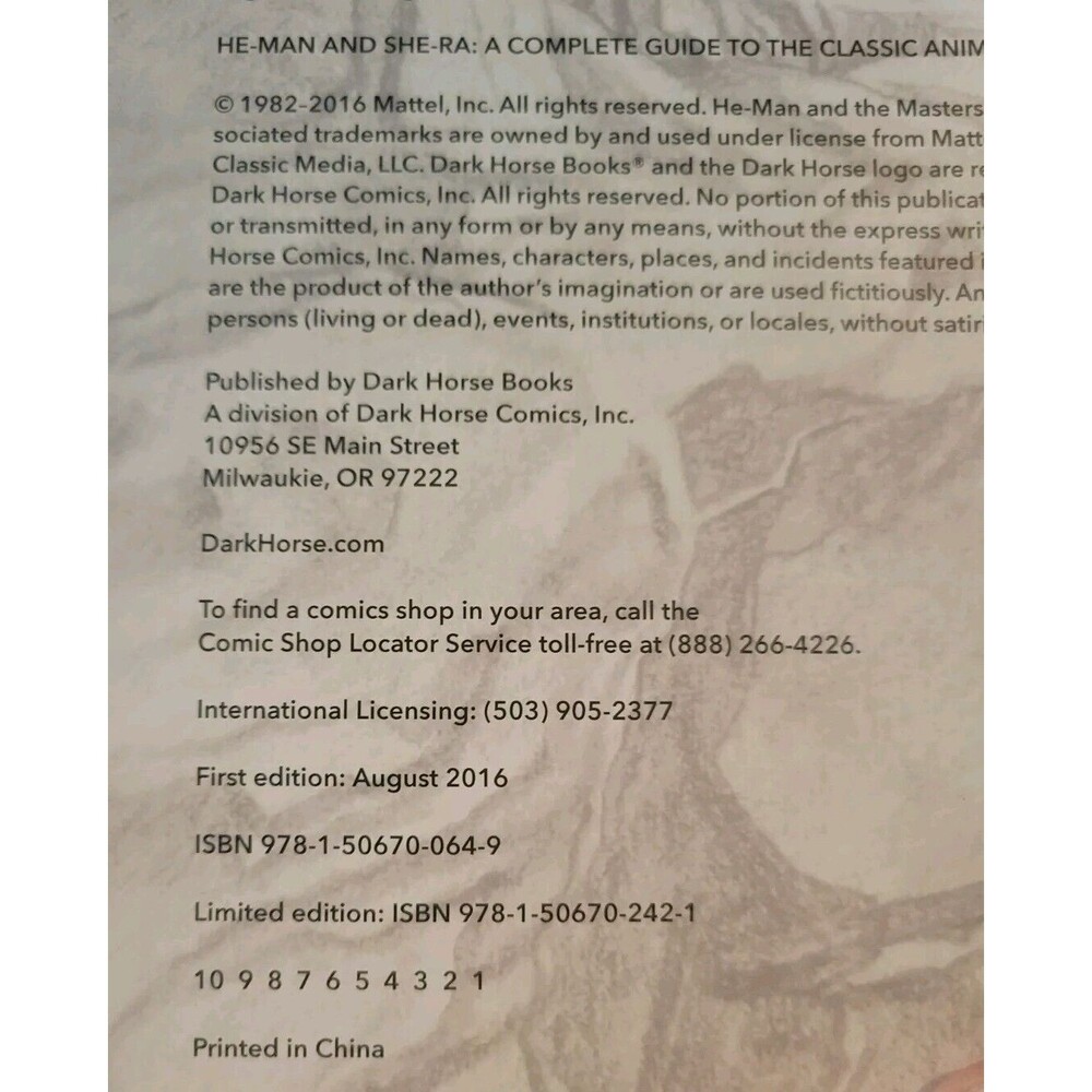 He-Man and She-Ra: A Complete Guide to the Classic Animated Adventures Hardcover - Picture 3 of 3